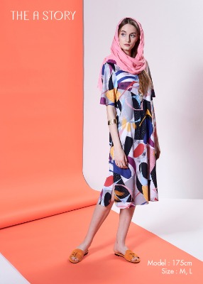 [THE A STORY] S/S Mobile Print Dress (ADMDDF02)_CO