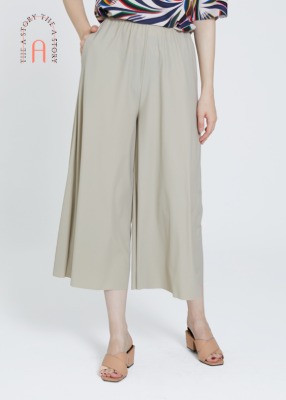 [THE A STORY] S/S Flare Pants (ADSDPW06)_BE,H/PK,BK,DG