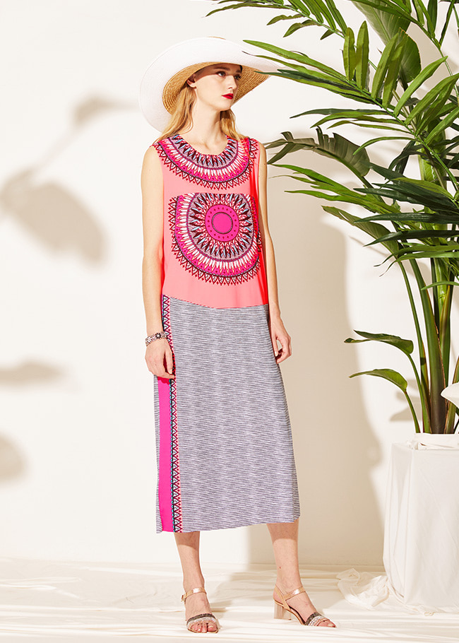[THE A STORY] S/S Indian Pink Dress (ABMDDL26)_PK