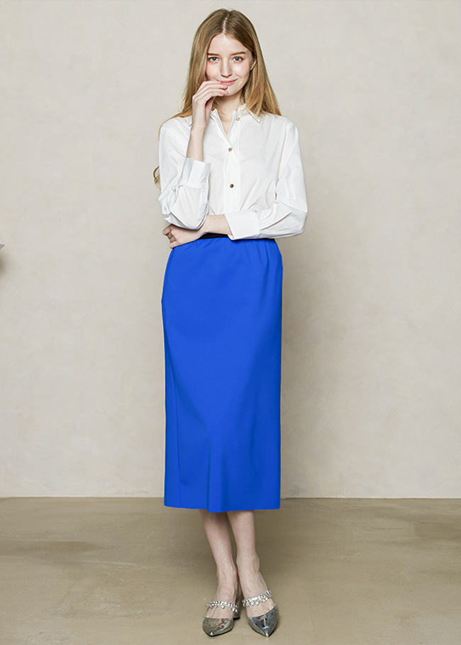 [THE A STORY] S/S H-Line Skirt (AESOSK05)_BL