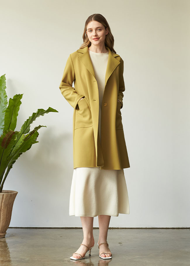 [THE A STORY] Half Trench Coat (AFSOCT04) MU